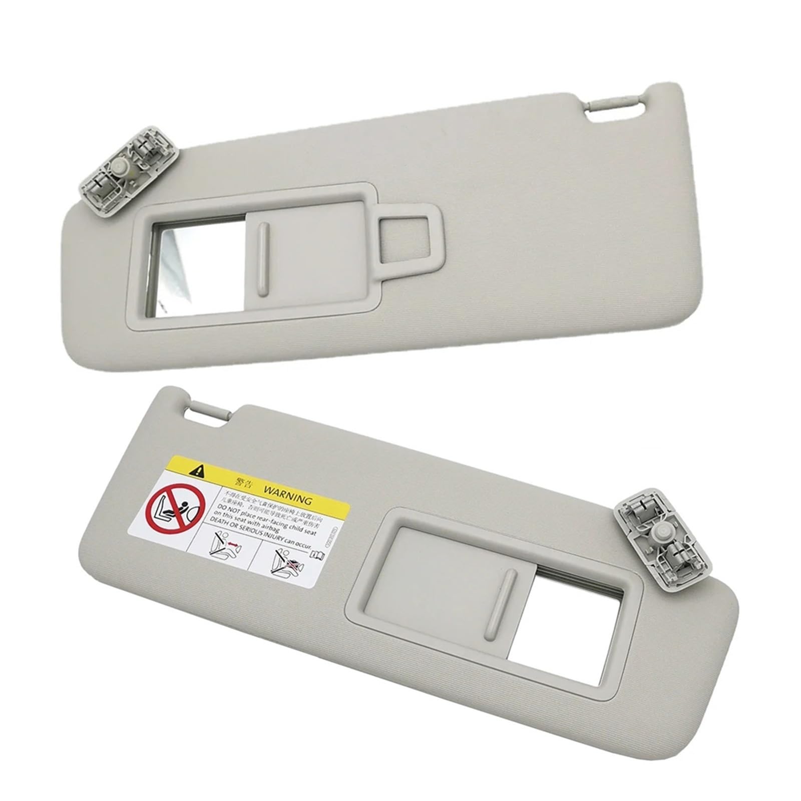 Jodriva Auto-Sonnenblende mit Spiegel, for Golf 7, for Jetta, MK7 T-Cross, for Passat B8 CC E-Golf, for T-ROC, Autoteile seitlicher Sonnenblendenspiegel(Left and Right) von Jodriva