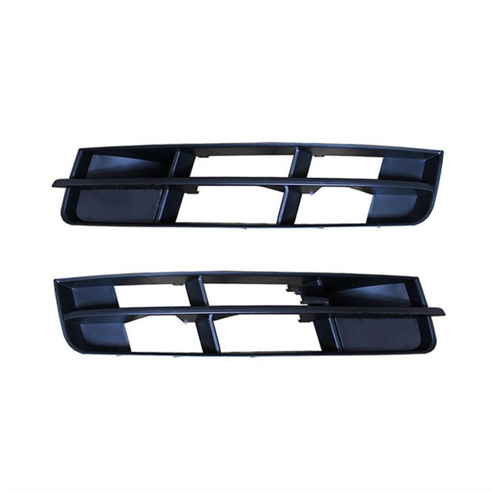 Jodriva Auto Vorne Links Rechts Stoßstange Nebel Licht Lampe Grill, for Audi, for Q7 SUV 2010 2011 2012 2013 2014 2015 4L0807681B 4L0807682B Nebelscheinwerfer-Kühlergrill-Abdeckungsblende von Jodriva