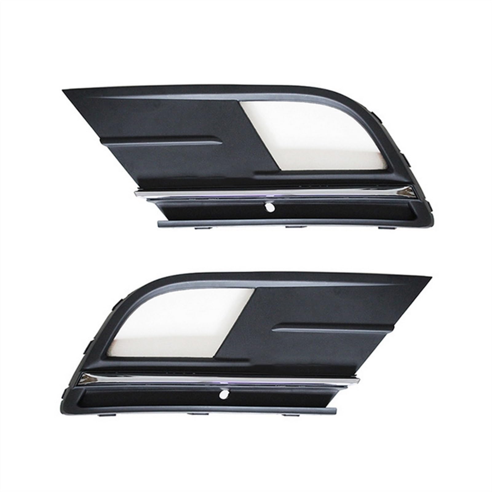 Jodriva Auto Vorne Links Rechts Stoßstange Nebel Licht Lampe Grill, for VW, for Jetta, for MK6 2015 2016 2017 2018 16D853665 16D853666 Nebelscheinwerfer-Kühlergrill-Abdeckungsblende von Jodriva