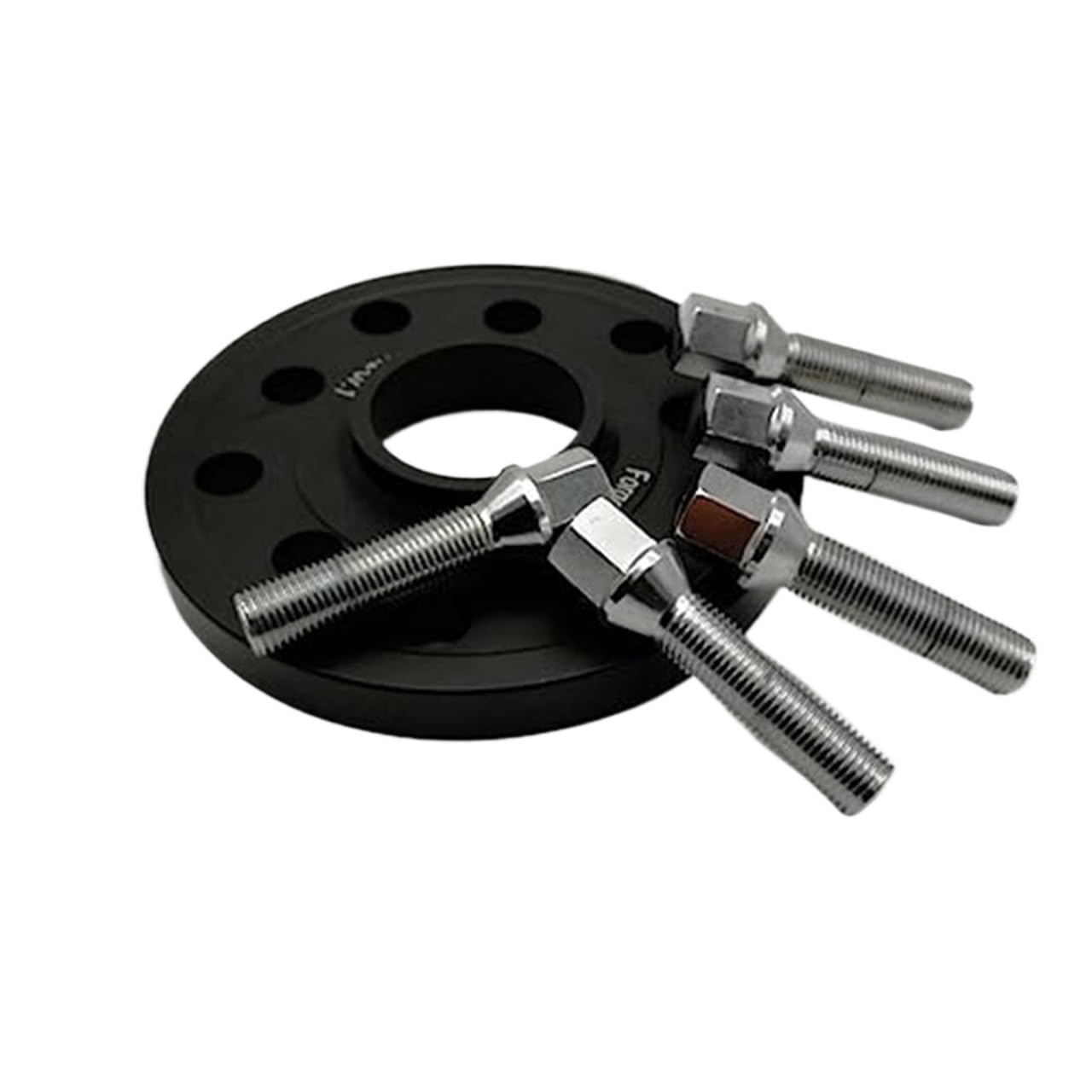 Jodriva Autoraddichtung 1 Stück, for, Spurverbreiterung, Verbreiterungssatz 5x112 Hubcentric 66.6 Aluminium-Radadapter passend for Spurverbreiterungen Spurverbreiterung(Black 12mm) von Jodriva