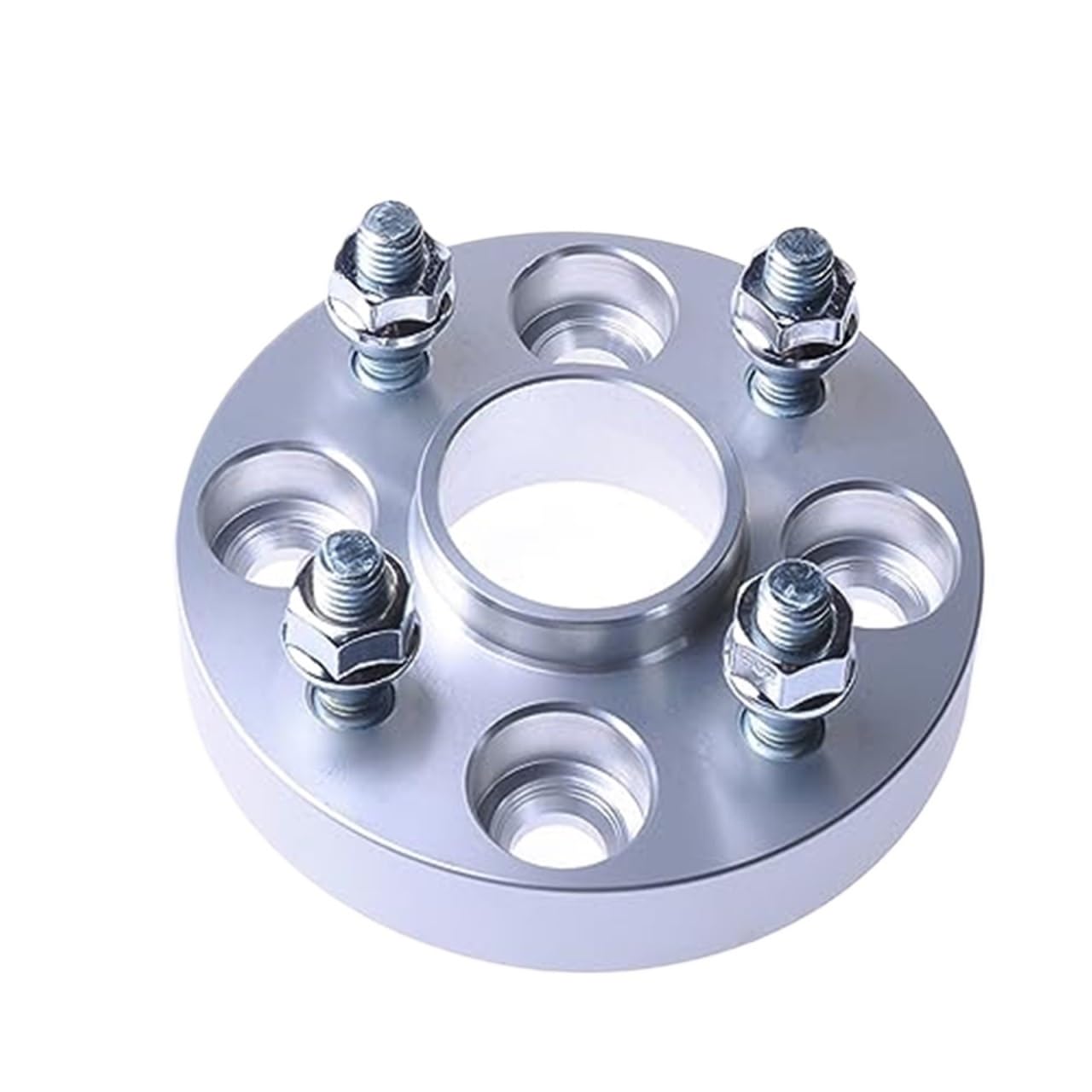 Jodriva Autoraddichtung 2 Stück (1 Paar) 4-Loch-Spurverbreiterung-Adapter PCD 4x114,3 CB 67,1 mm, for Hyundai, for Elantra, geschmiedete Aluminium-Spurverbreiterungen Spurverbreiterung(Silver) von Jodriva