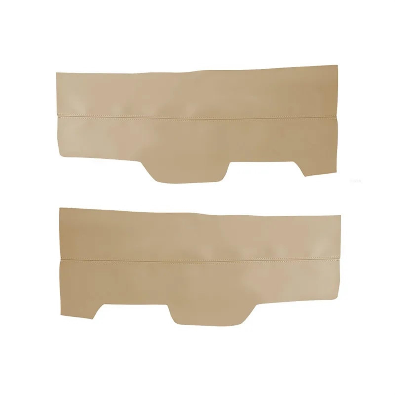 Jodriva Beige, for Pilot 2009 2010 2011 2012 2013 2014 2015 2 Stück Vordertür Armlehnenverkleidung Lederbezug Innenzubehör Zierleiste Abdeckung der Türarmlehnenverkleidung von Jodriva