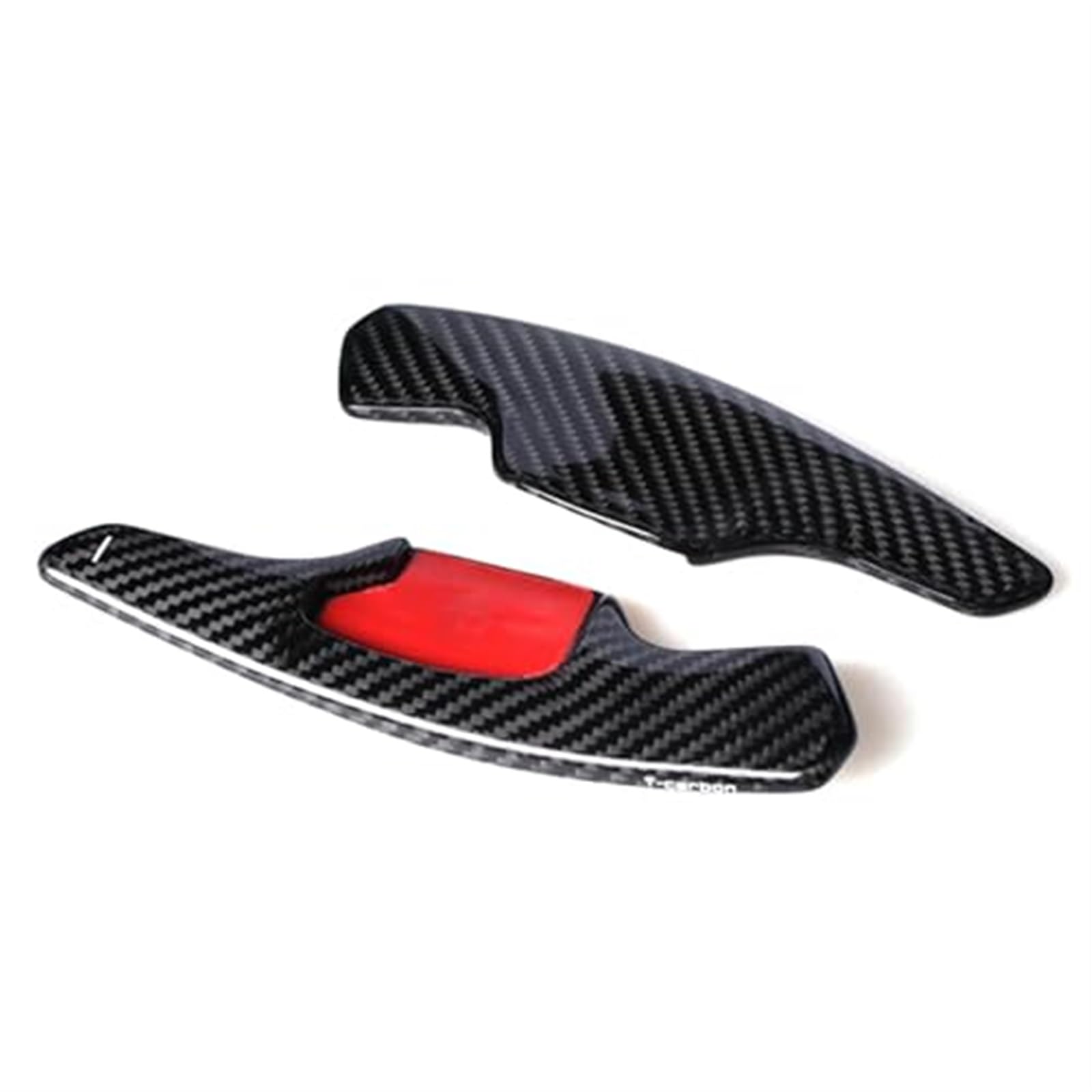 Jodriva Carbon Fiber Auto Lenkrad Schaltwippen Verlängerung 2 Stück/Set, for Ford, for Taurus, for Mondeo, for Lincoln Lenkradschaltpaddel von Jodriva