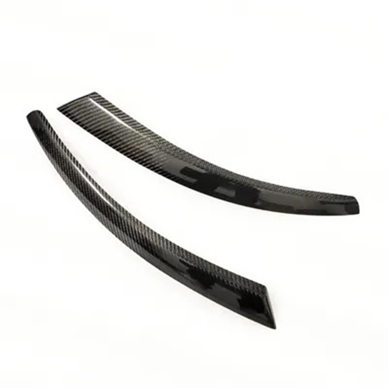 Jodriva Carbon Fiber Glas Auto Scheinwerfer Augenbraue Abdeckung Trim Aufkleber Kopf Lampe Augenlid, for Audi A6 C6 2005 2006 2007 2008 2009 2010 2011 Blende für Scheinwerfer-Augenlidabdeckung(Carbon von Jodriva