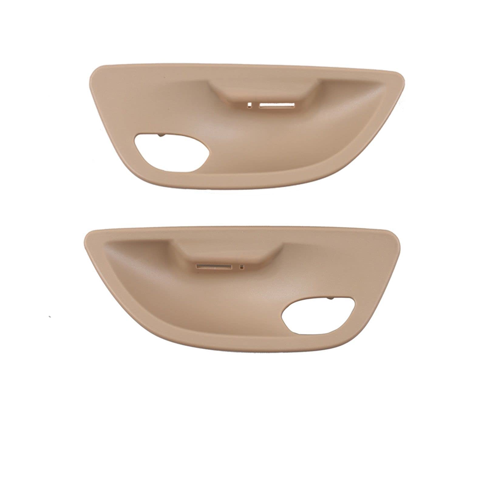 Jodriva Ersatz der Verkleidung der Türinnengriffschale Links und rechts, for, for 5er F10 F11 F18 2010-2017 Zierabdeckung für Autogriffe(Beige 2pcs Set) von Jodriva