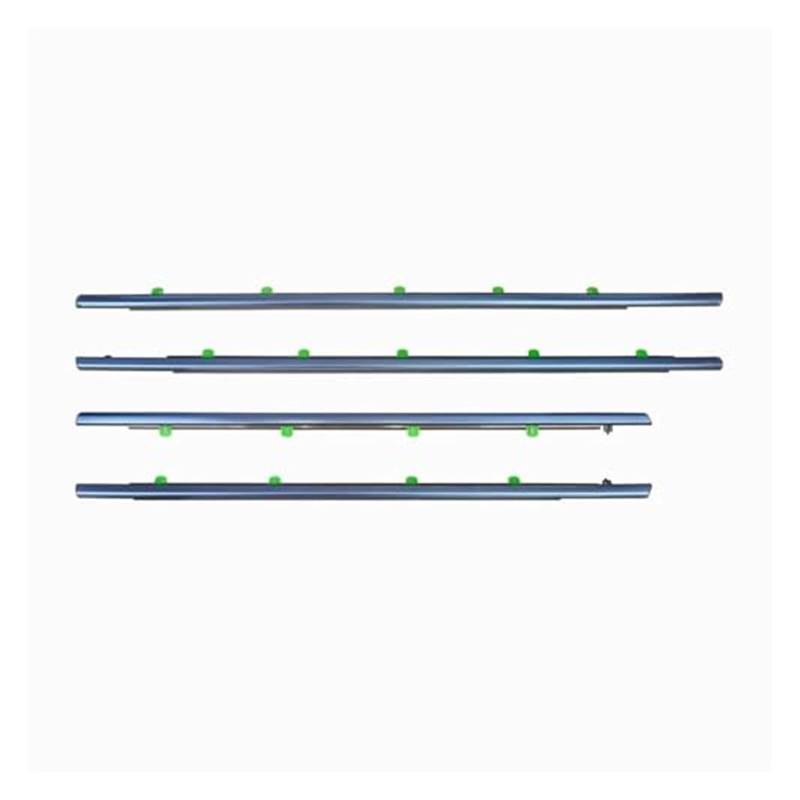 Jodriva Fenstertürdichtungen 4 Stück 72410-T0G-A01 72450-T0G-A01 72950-T0G-A01 Gummi-Dichtungsdichtung Autofenstertür-Formteilverkleidung for CRV 2007–2011 Autotür-Dichtungsstreifen von Jodriva