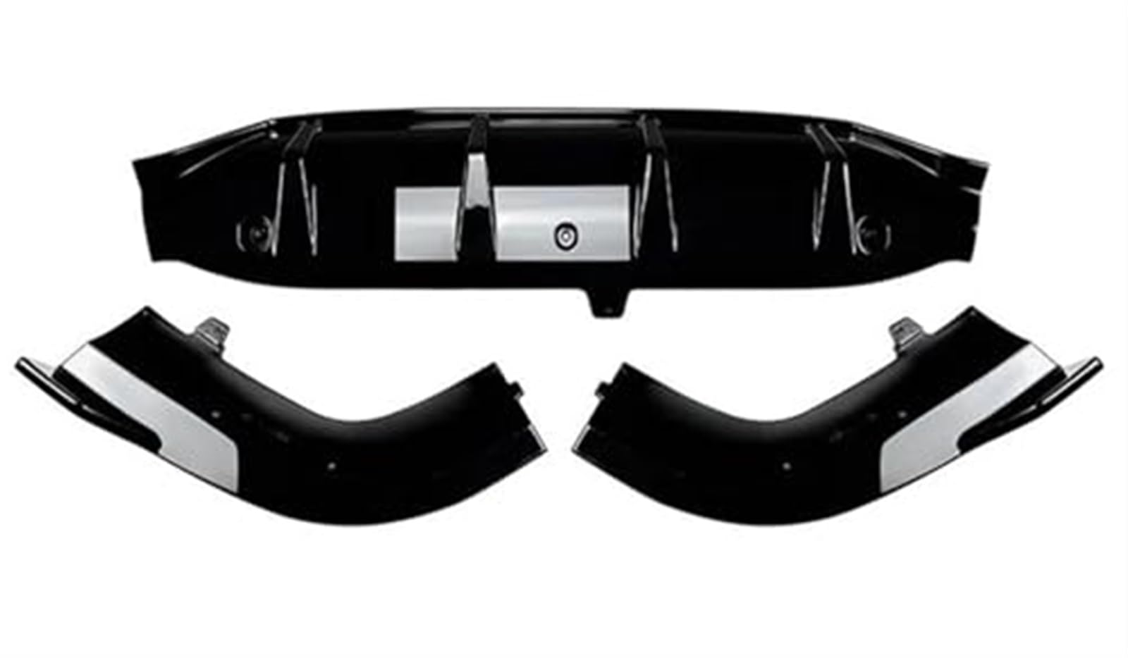 Jodriva Heckspoiler fürs Auto, unterer Heckstoßstangendiffusor unter dem Splitterspoiler, for Mercedes-Benz, for GLC-Klasse X254, for GLC260 300 2023+ Heckspoilerflügel(Gloss Black) von Jodriva