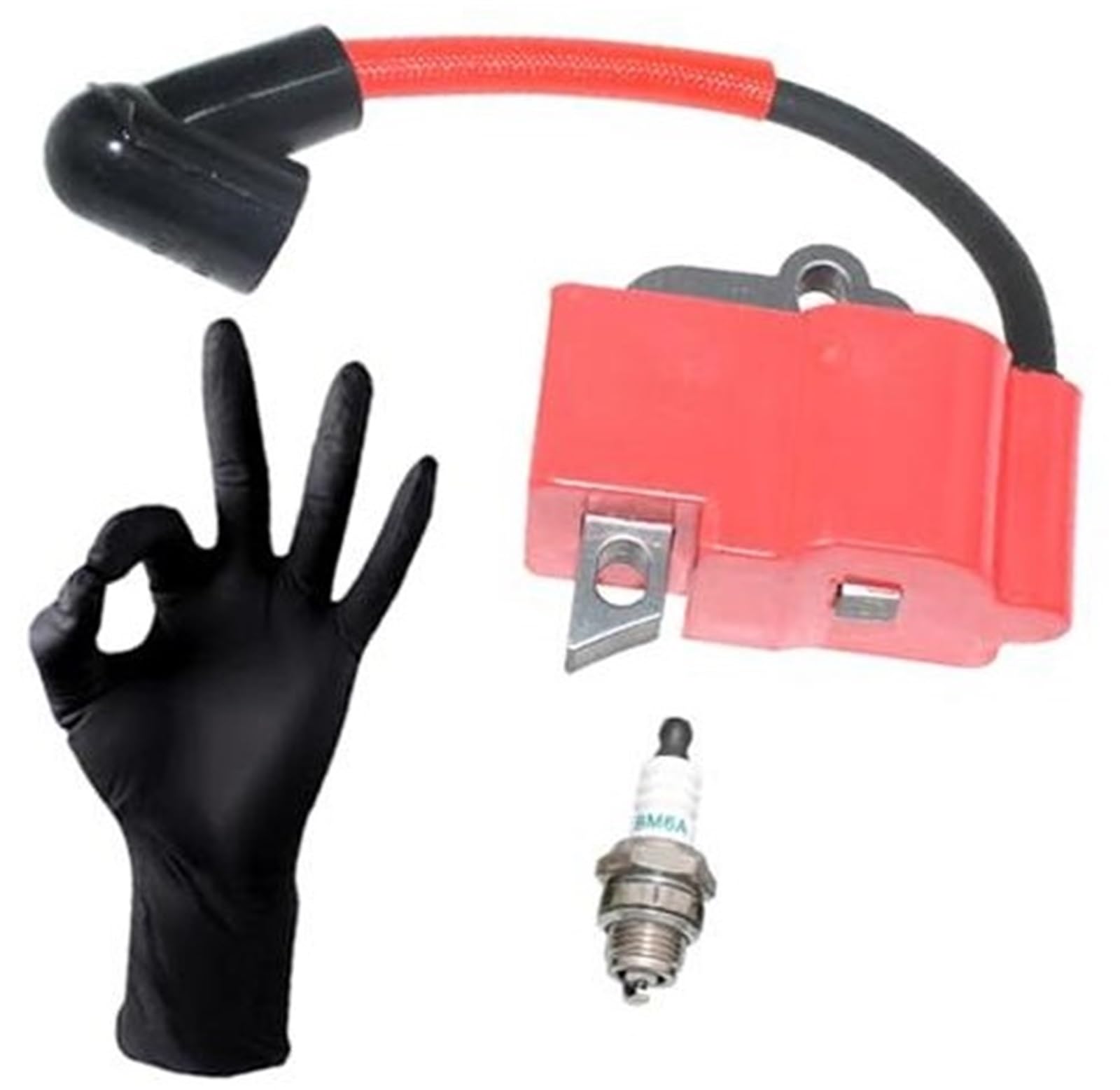 Jodriva Ignition Coil, for makita, EA3200S EA3201S EA3500S, for Dolmar, PS-32 PS-32C PS-35 PS-35C Spulenpaket für die Zündung von Jodriva