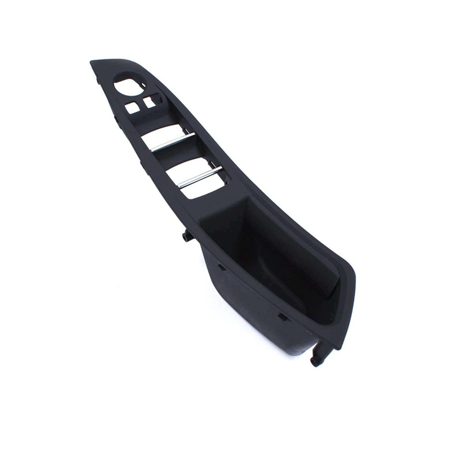 Jodriva Innentür Armlehne Fenster Schalter Panel Pull Griff Set, for, for 5 Series F10 F11 F18 520i 523i 525i 528i 535i Zierabdeckung für Autogriffe(Left Armrest Black) von Jodriva