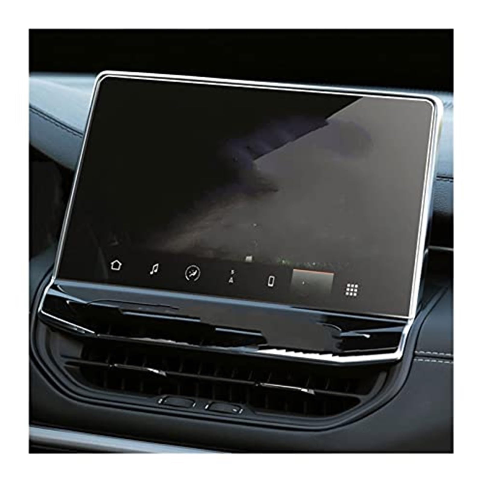 Jodriva Instrumenten-Displayschutz, for Jeep, for Compass 2021 10,1 Zoll GPS-Navigationsfolie, gehärtetes Glas, Schutzfolie, LCD-Bildschirmfolie, gehärteter Glasschutz Navigations-Displayschutz von Jodriva