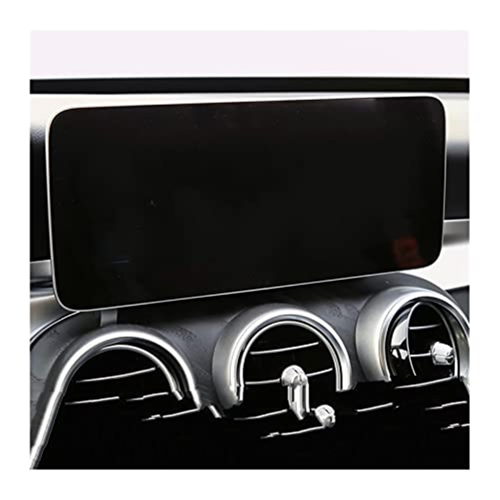 Jodriva Instrumenten-Displayschutz, for Mercedes, for Benz, for C-Klasse W205 2019 2020, Auto-LCD-Bildschirm, gehärtetes Glas, Schutzfolie, Auto-Navigationsmembran, gehärtetes Glas Autonavigationsbild von Jodriva