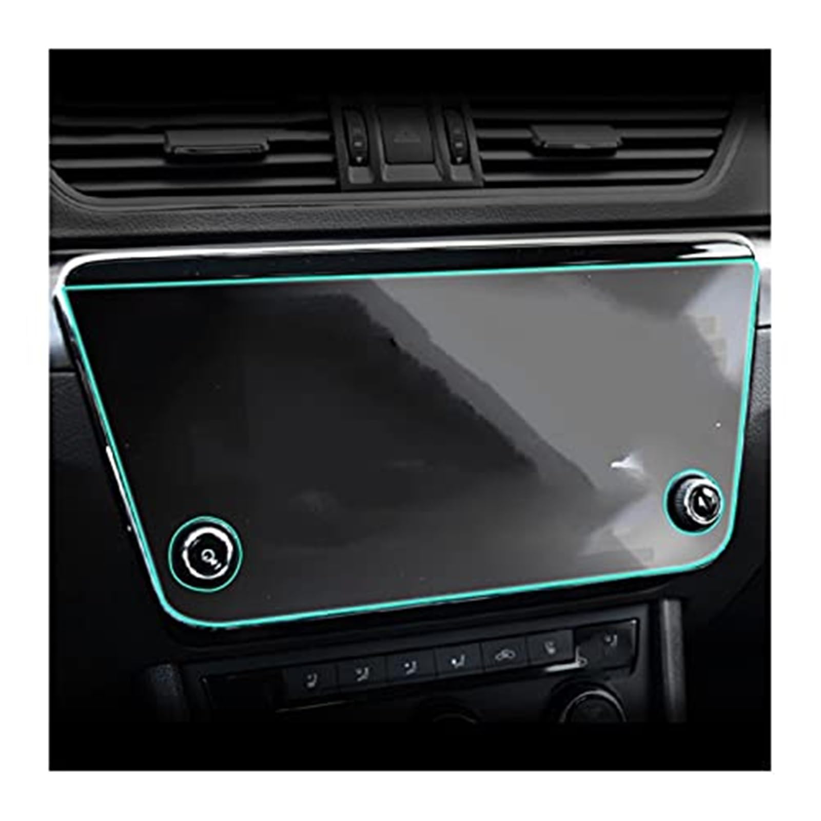 Jodriva Instrumenten-Displayschutzfolie, for Skoda, for Superb 2018 2019 2020, Auto-LCD-Display-Schutzfolie, GPS-Navigationsfolie, TPU-Displayschutzfolie, gehärtetes Glas Autonavigationsbildschirmschu von Jodriva