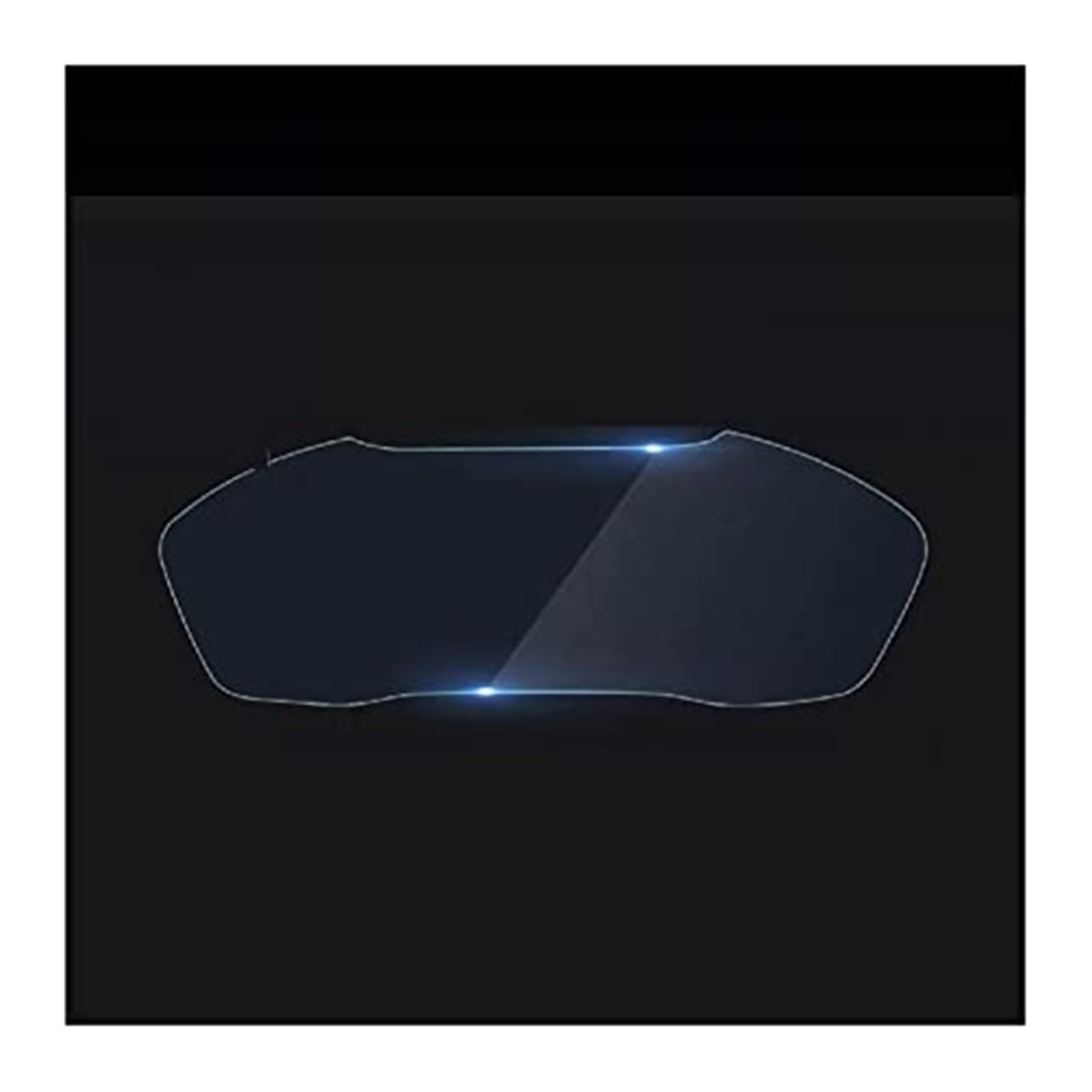 Jodriva Instrumenten-Displayschutzfolie for A4 A5 A8 Q3 Q5 2018 2019 2020, Auto-Armaturenbrett-Displayschutz, LCD-Bildschirm, gehärtetes Glas, TPU-Folie, gehärtetes Glas Navigations-Displayschutz(BLAC von Jodriva