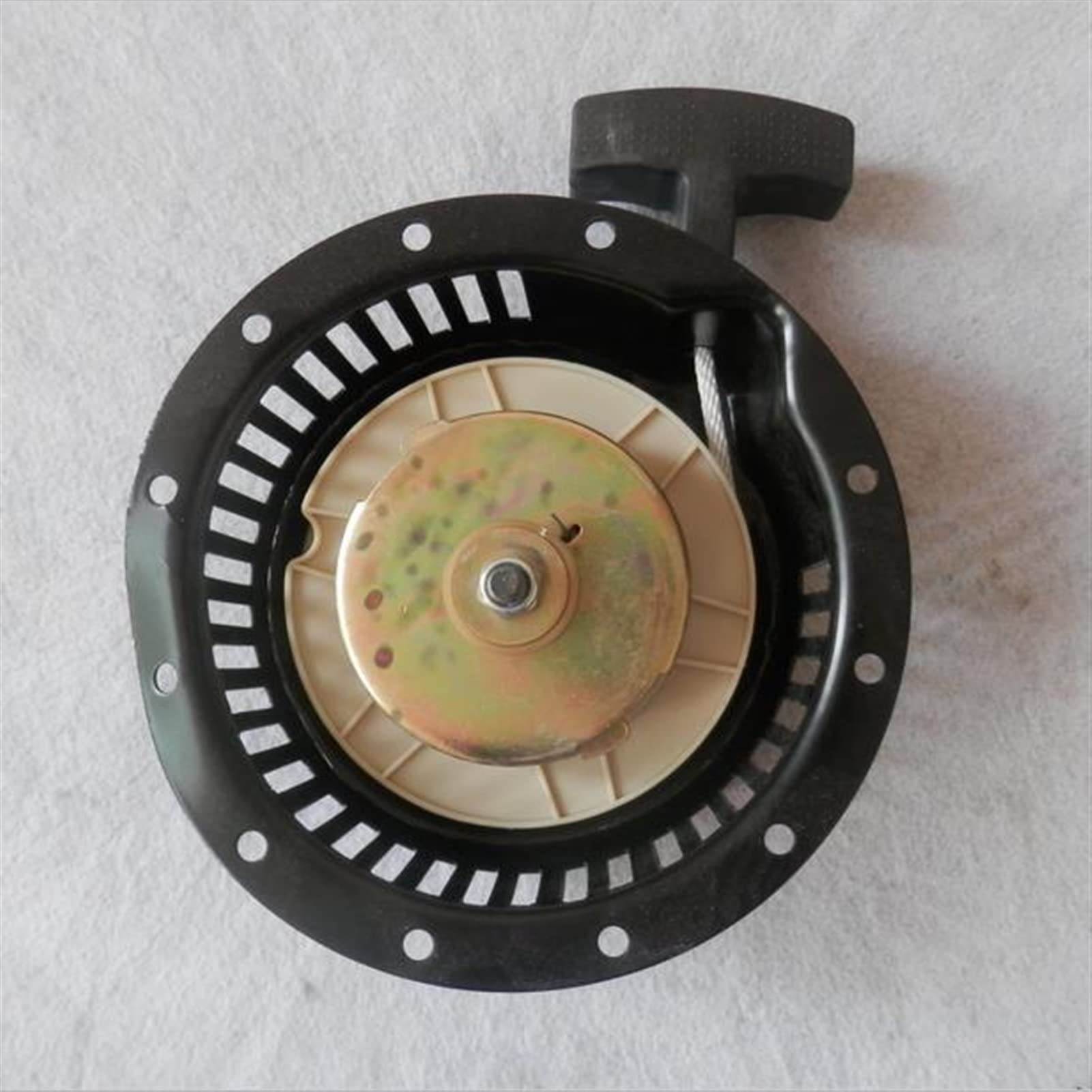 Jodriva L40 Recoil Starter Cup, for YANMAR L48 211CC Öl Pull Start Cover Feder Seil Griff Griff Montage PINNE Rasenmäher-Seilzugstarter(Starter ONLY) von Jodriva