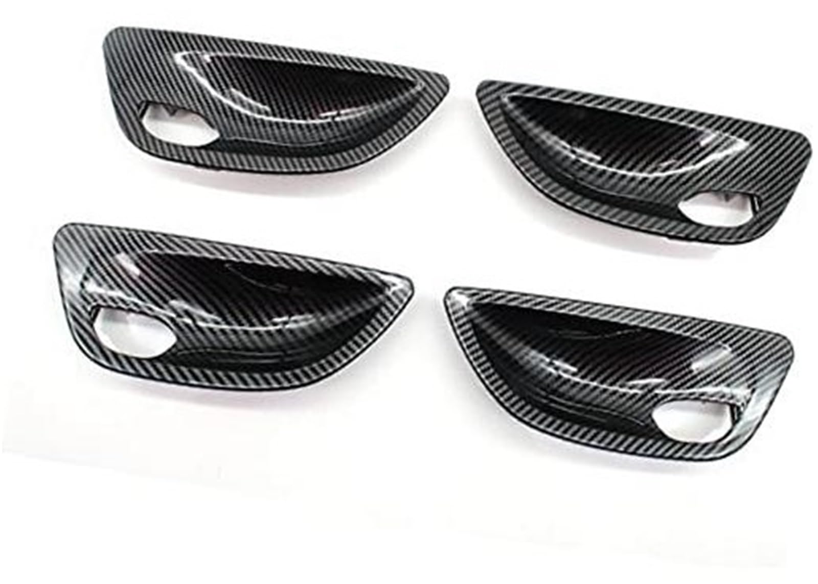 Jodriva Links Rechts Auto-Innentürgriff-Abdeckungsverkleidung ersetzen, for, 5er F10 F11 F18 2010–2017 Auto-Innentürgriff(Carbon Fiber) von Jodriva