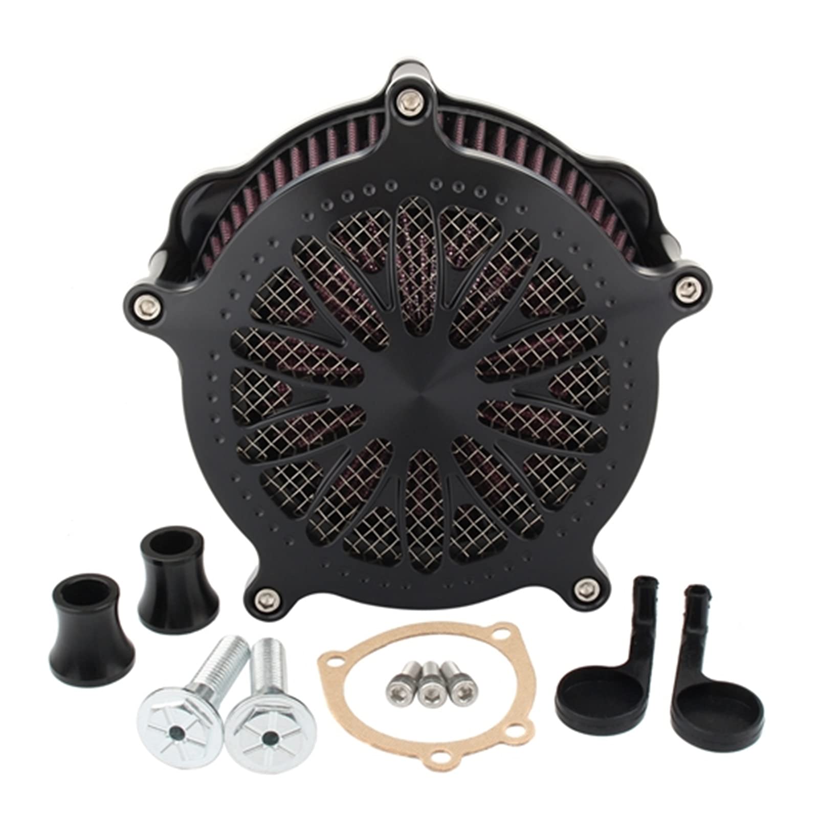 Jodriva Luftfilter, for Harley, Sportster XL883 XL1200 Iron 883 48 Seventy-Two Forty-Eight Motorrad Venturi Cut Luftfilter-Ansaugkits Luftfilter Ansaugkit(MP09-001-0236) von Jodriva