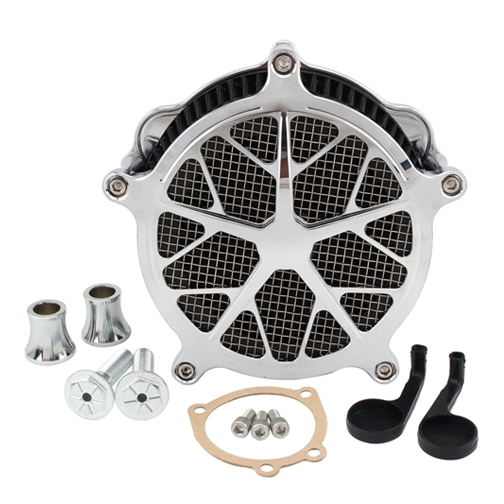 Jodriva Luftfilter Motorrad Venturi Intake Luftfilter Kit, for Harley, Sportster Iron 883 48 72 XL1200 XL883 1991-2019 Luftfilter Luftfilter Ansaugkit(F) von Jodriva