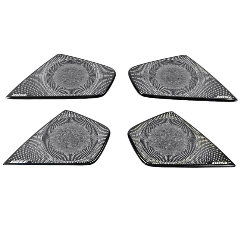 Jodriva MG6, for MG, 6 2020 2021 Car Audio Lautsprecherabdeckung Verkleidung Tür Lautsprecherabdeckung Verkleidung Autozubehör Innenausstattung Car Styling Lautsprechergitterabdeckung(Black) von Jodriva