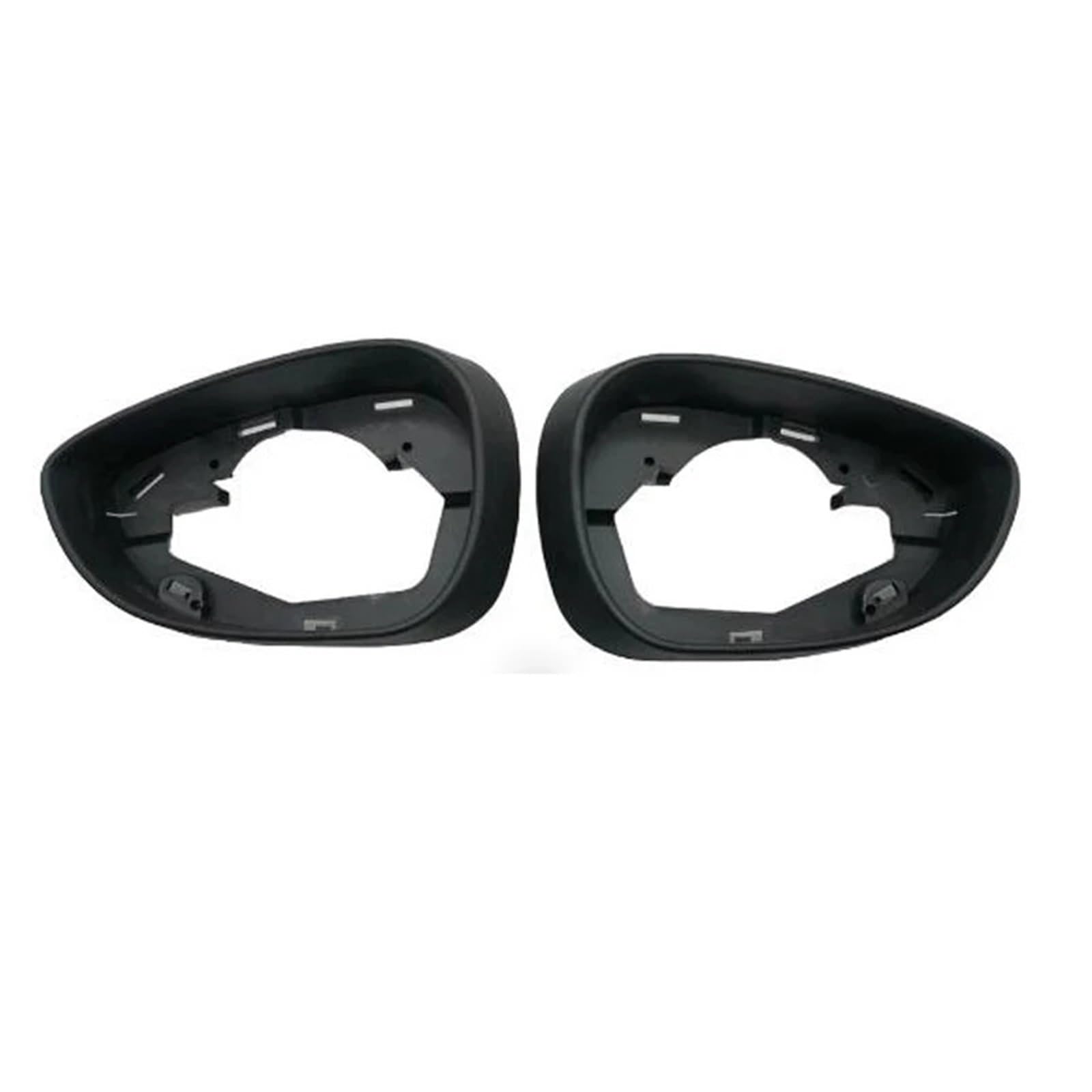 Jodriva Mattschwarzer Abdeckrahmen for Auto-Rückspiegel, for Ford, for Fiesta, MK7 2008-2014 2015 2016 2017 Autozubehör Links Rechts Reparatur von Autoseitenspiegelrahmen(1 Pair) von Jodriva