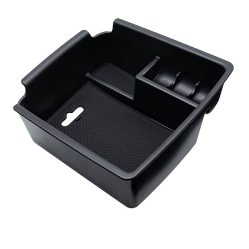 Jodriva Mittelkonsole Organizer Armlehne Aufbewahrungsbox, for VW, for Tiguan, Mk2 Allspace Container Tablett Autozubehör 2017 2018 Konsole, for Sitz, Aufbewahrungsbox Konsolen-Ablagefach von Jodriva