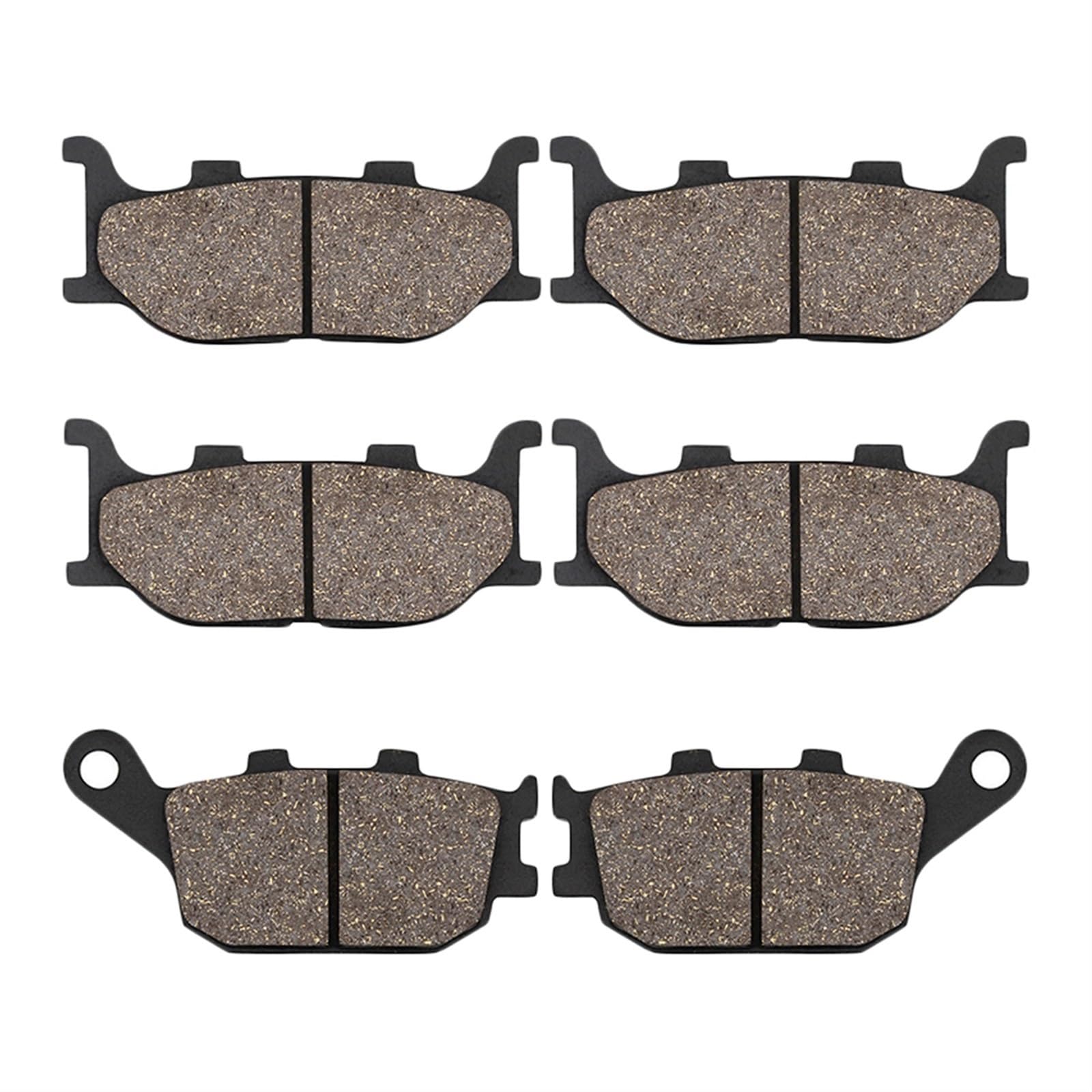 Jodriva Motorrad-Bremsbeläge vorn und hinten, for, FZ6 FZ 6, for Fazer, 600 2-Kolben-Bremssattel 04-07 XJ6 XJ 6 SNF Diversion 600 2013-2015 Bremsbeläge vorne und hinten(Front and Rear) von Jodriva