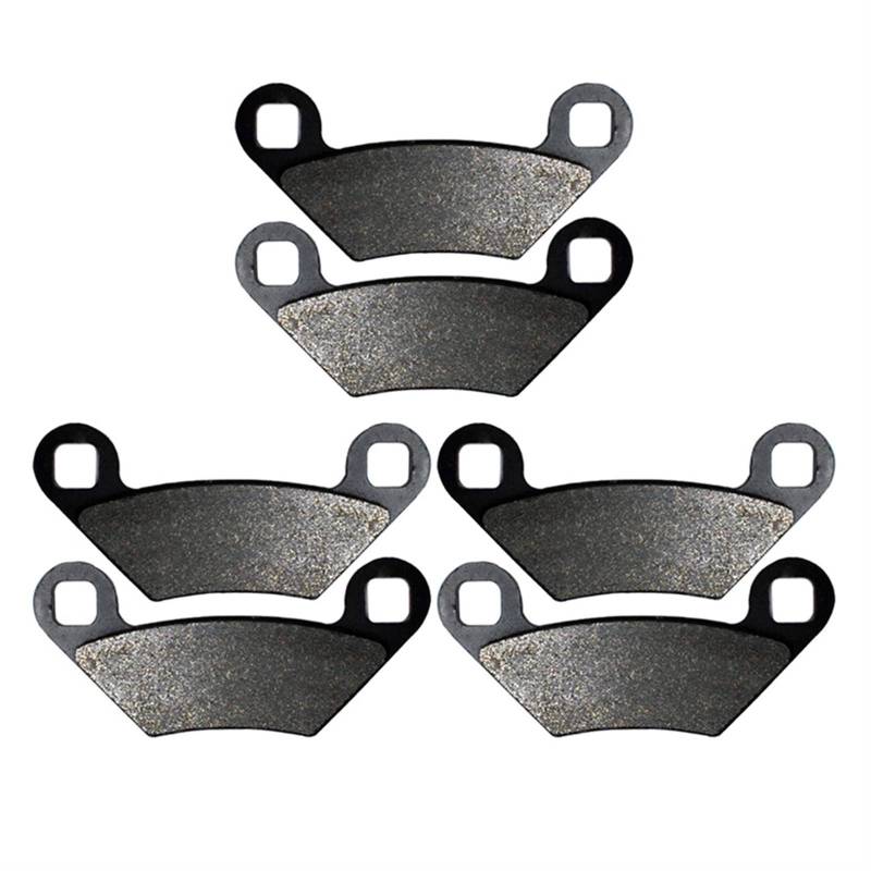 Jodriva Motorrad-Bremsbeläge vorne und hinten, for Polaris, 850 XP Sportsman 850 2009-2013 Bremsbeläge vorne und hinten(3 Pairs) von Jodriva