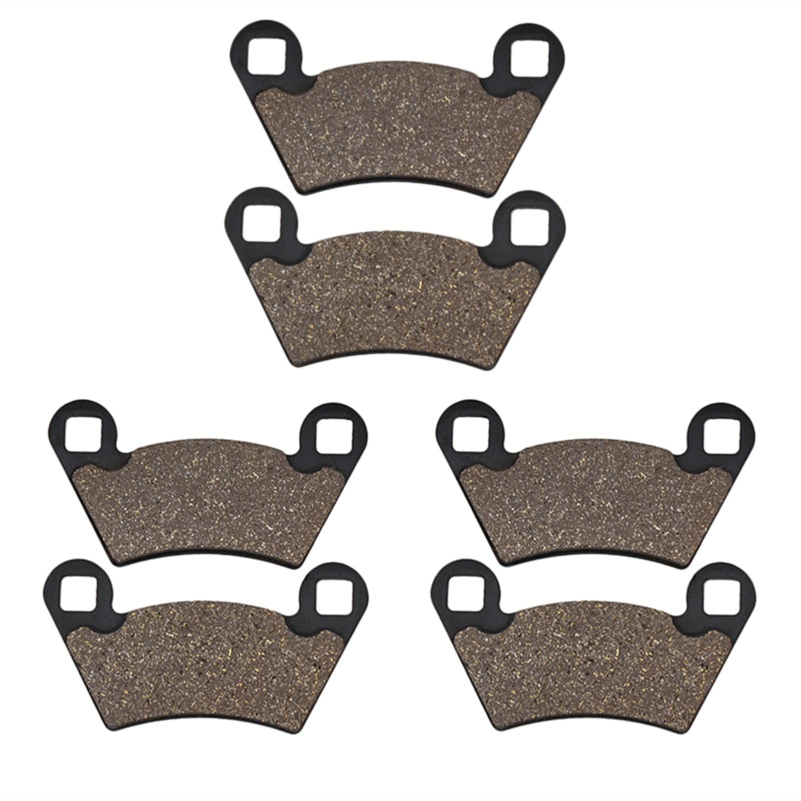 Jodriva Motorrad-Bremsbeläge vorne und hinten, for Polaris, Ranger XP 700 4x4 2006-2008 Bremsbeläge vorne und hinten(3pairs) von Jodriva