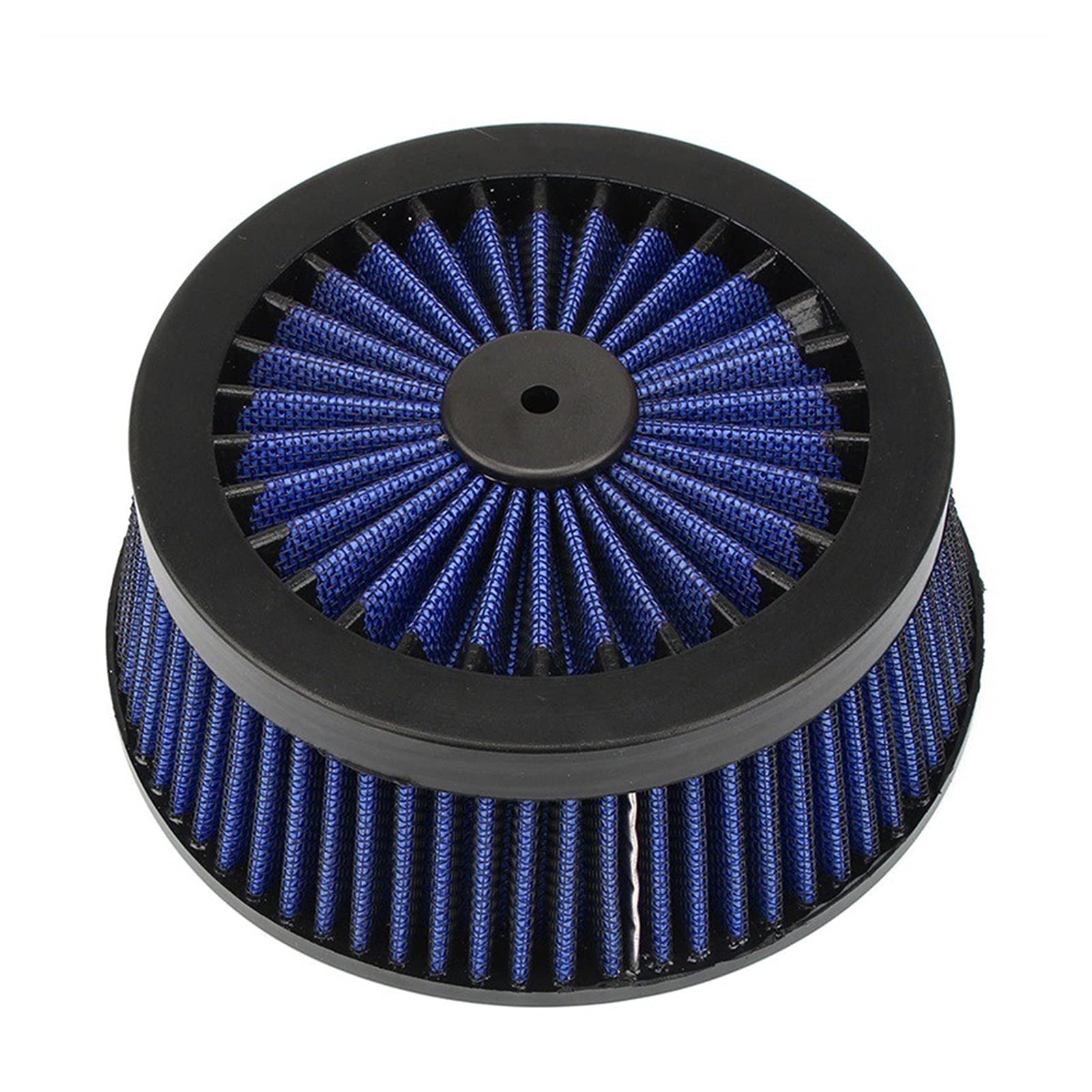 Jodriva Motorrad Luftfilter Ansaugfilter Ersatzelement, for Harley, Touring FLSTN Dyna FXR 1993-2017 FLST FXDLS Filtro Aire Moto Luftfilter Ansaugkit(Blue) von Jodriva