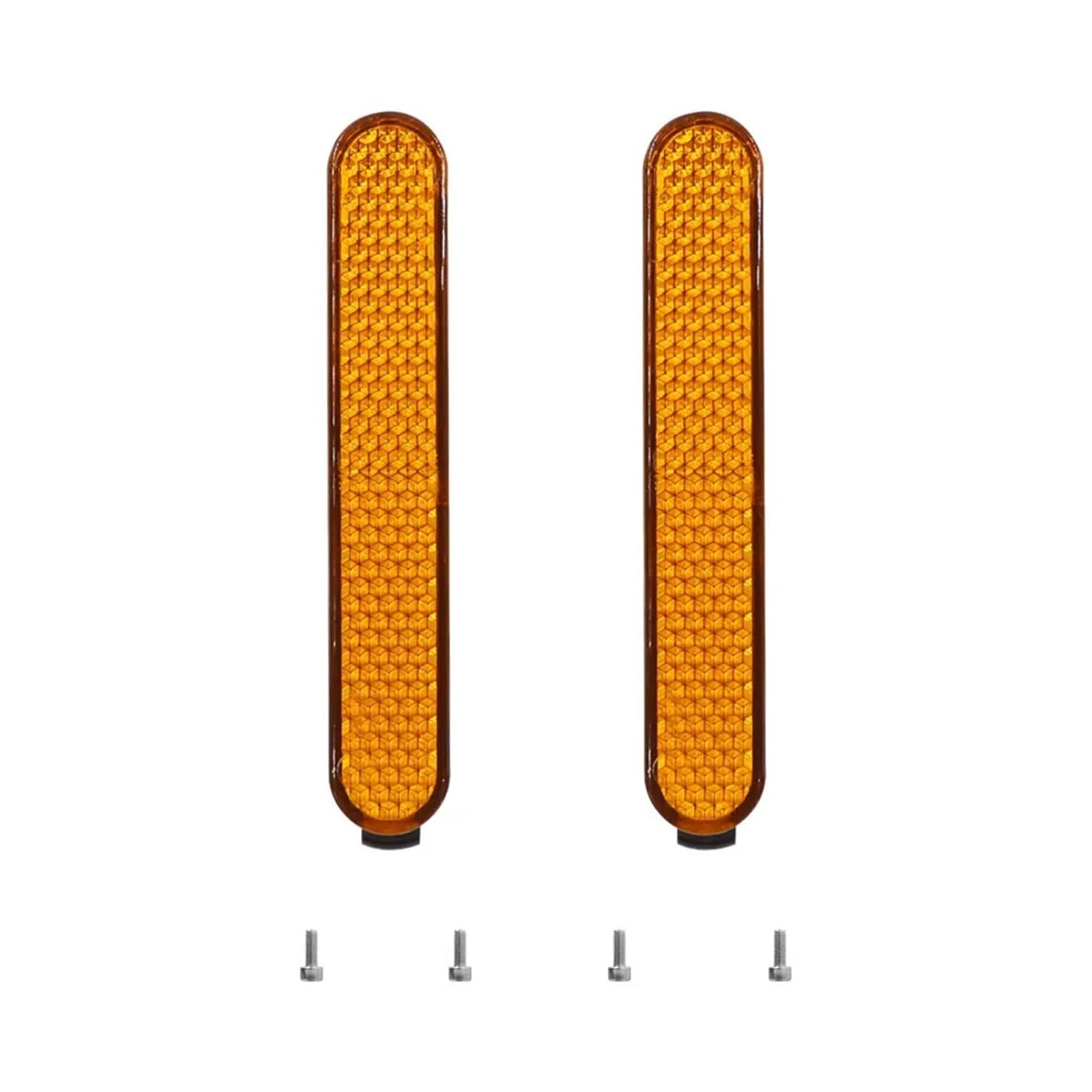 Jodriva Radabdeckung for Elektroroller, Schutzschale, for Xiaomi, Pro 2/1s/M365/Pro2 Mi3, Radkappe, schützende hintere Sicherheitsreflektierende Teile Radabdeckung für Elektroroller(2pc) von Jodriva