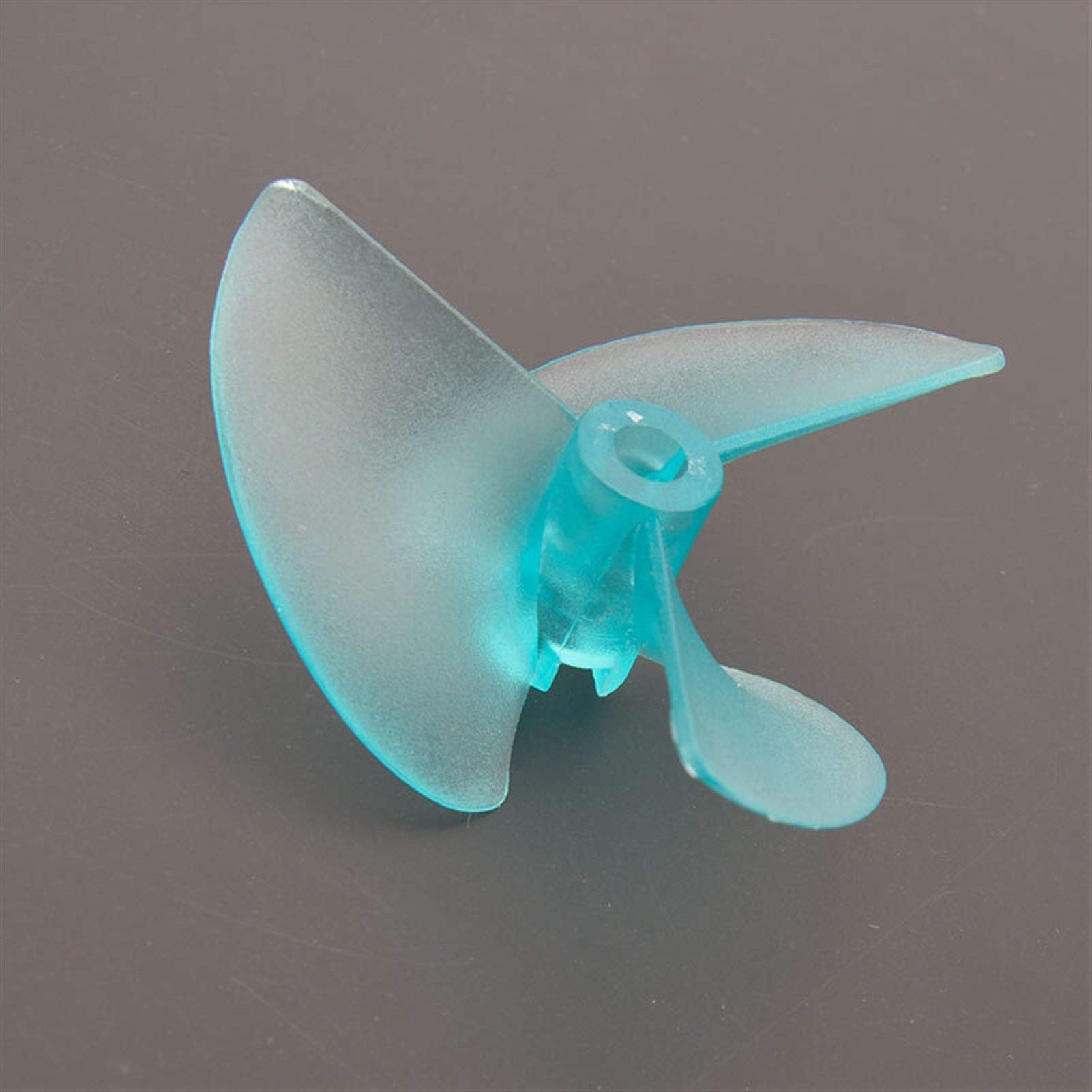 Jodriva Rc Nylon Blau Propeller 3 Blatt Propeller Hohe Festigkeit 4,76mm Welle 4,76mm Antrieb Hund Rc Boot Bootspropeller(D47mm) von Jodriva