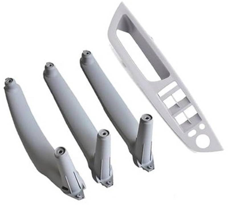 Jodriva Rechts Links Innentürverkleidung Griff Pull Trim Halter Auto Innenzubehör, for, E70 X5 E71 E72 X6 SAV Auto Styling 51416969401 Autotür-Armlehnengriff(Gray-4pcs) von Jodriva