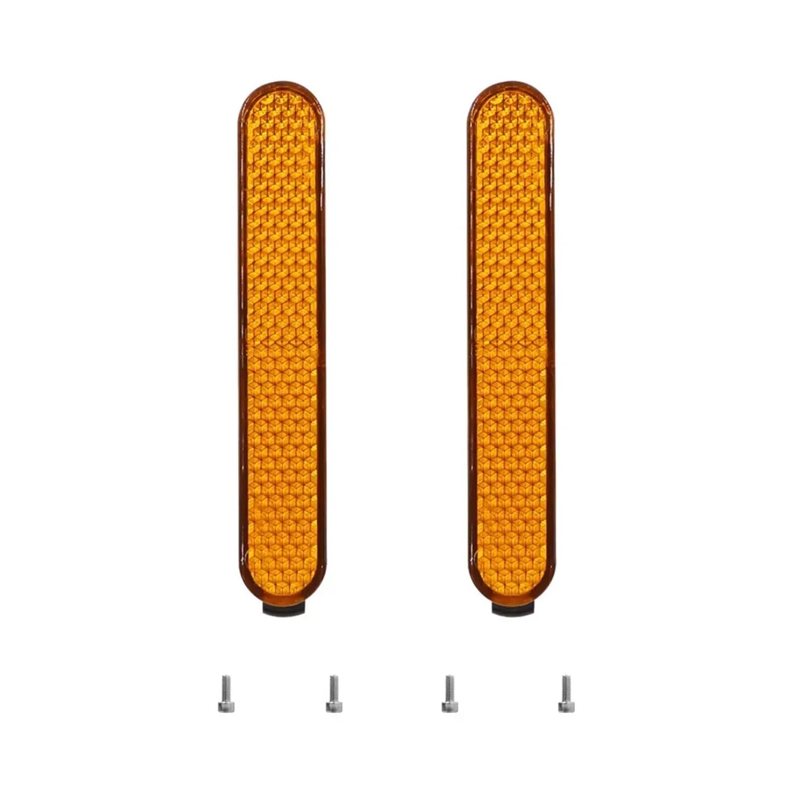 Jodriva Reflektorabdeckung, Radabdeckung, Schutzschale, Dekorationsschalen, for Xiaomi, Pro2 1S M365 Mi3 Elektroroller, Sicherheitsreflexstreifen Radabdeckung für Elektroroller(2pc) von Jodriva