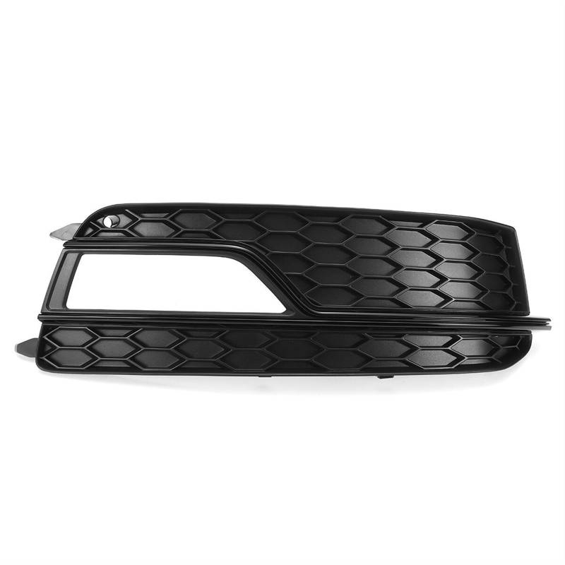 Jodriva Schwarzer Auto-Frontstoßstangengrill, Nebelscheinwerfer-Kühlergrill-Grillabdeckung, for Audi, for A5 for S-Line-Stoßstange S5 2013 2014 2015 2016, Nebelscheinwerfer-Lampengrill Nebelscheinwerf von Jodriva