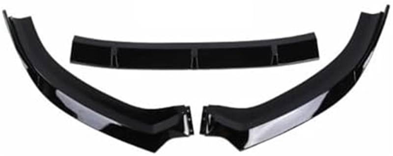 Jodriva Splitter, for A3 8V, for Sline, S3 Standard-Limousine Version 2017-2020 Auto Frontstoßstange Canard Lip Lower Splitter Diffusor Spoiler Body Kits Lip Splitter(B2)(Black A) von Jodriva