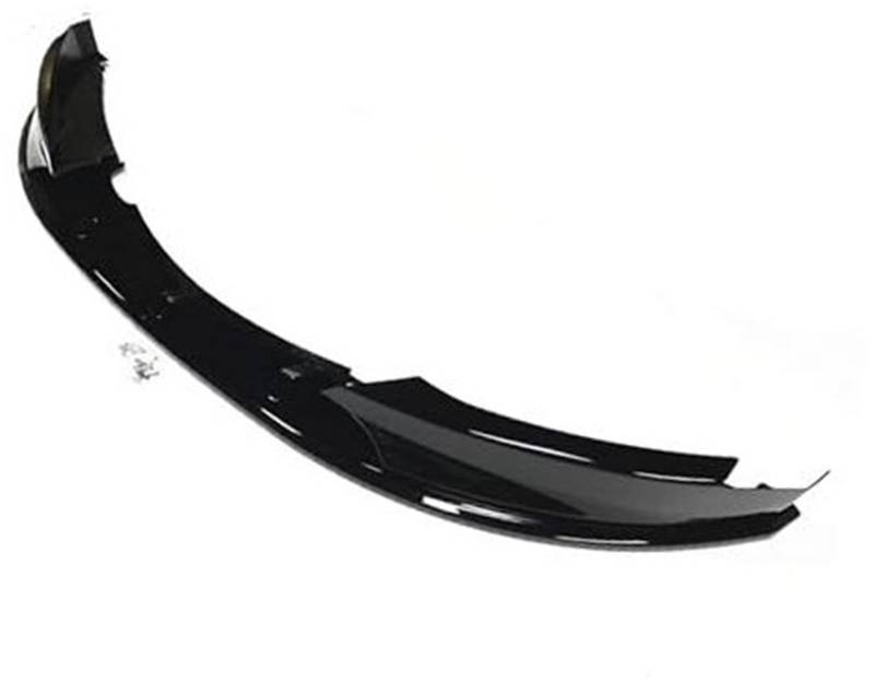 Jodriva for, 1 Serie E82 2007-2013 Auto Vorderseite Spoiler Abdeckung Trim Front Stoßstange Splitter Lip Deflektor Auto Zubehör Spoiler Frontstoßstangendiffusor(Black Glossy Black) von Jodriva