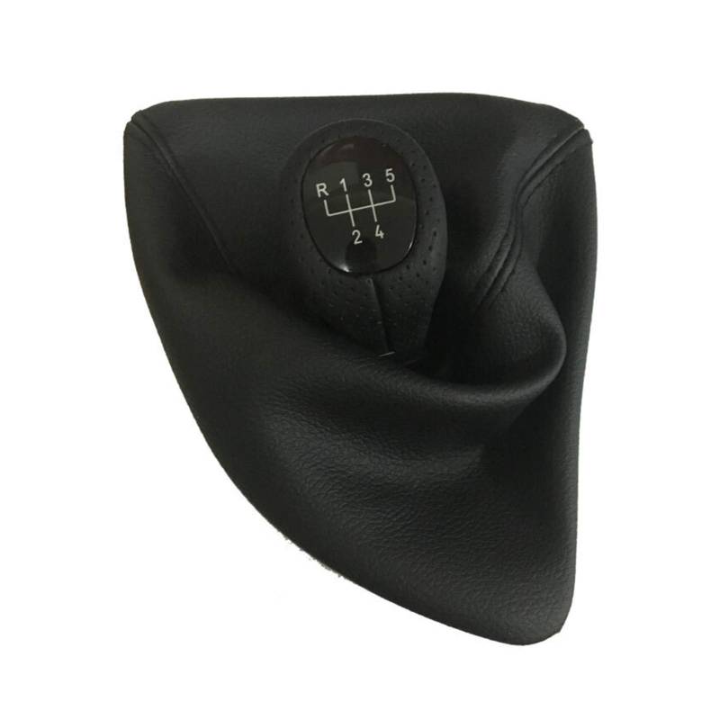 Jodriva for, 1er E81 E82 E87 E88 Auto Schaltknauf Schaltknauf Leder Kofferraum Auto Styling Zubehör Auto-Schalthebelknopf(5speed Leather) von Jodriva