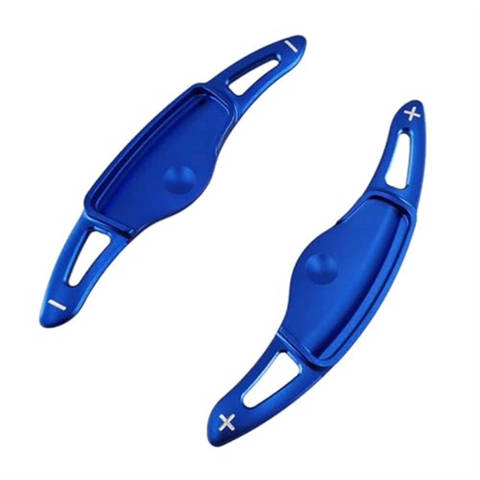 Jodriva for Hyundai, I30 SR SW PD 2019, for Veloster JS 2021, for Ioniq, for Kona, for Elektroauto-Lenkradschaltpaddel-Getriebeverlängerungsaufkleber Lenkradschaltpaddel(Blue) von Jodriva