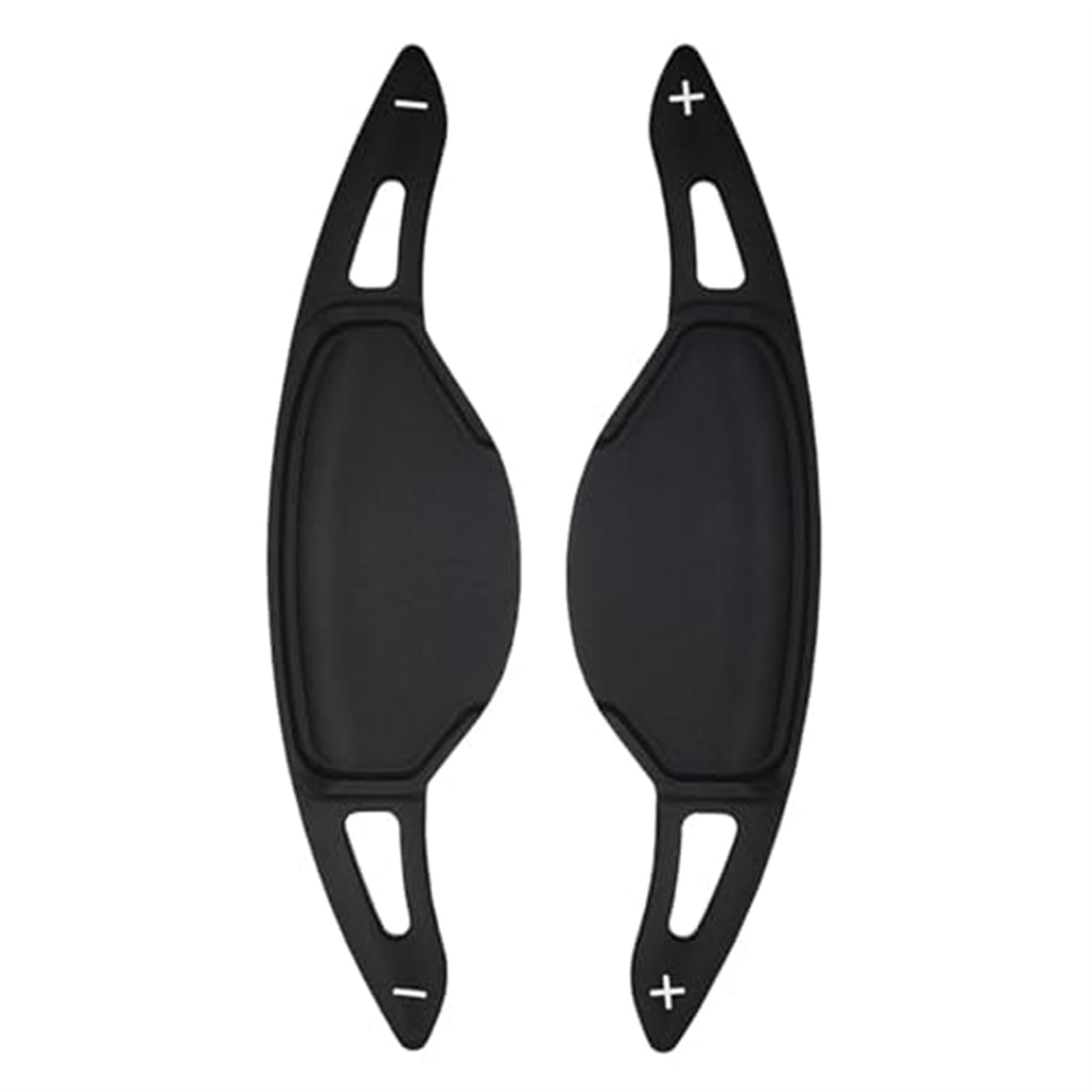 Jodriva for Infiniti, QX50 QX55 QX60 2022, for Essential, for Luxe, for Sensory Car Lenkrad Paddle Shifter Verlängerung Getriebe Aufkleber Zubehör Lenkradschaltpaddel(Style 2 Black) von Jodriva