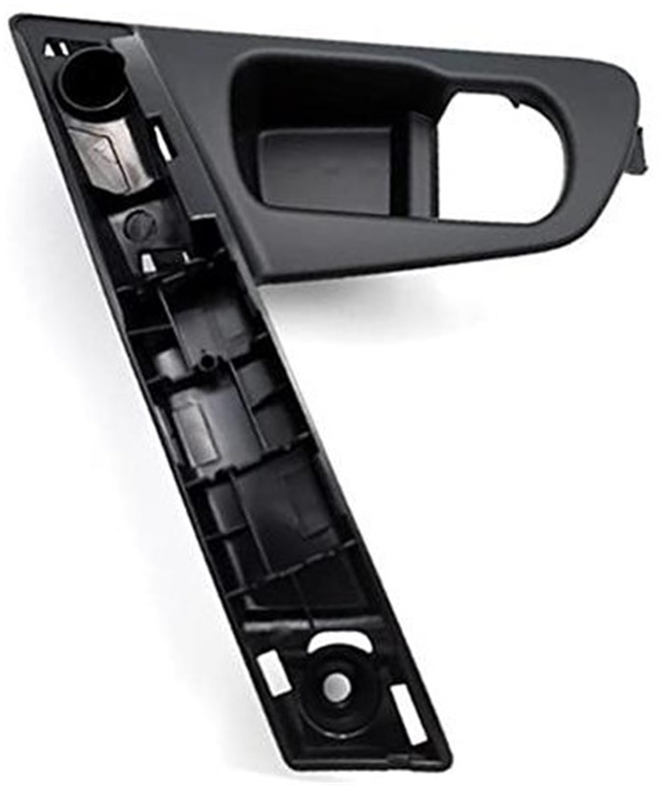 Jodriva for Nissan, for Qashqai, J10 2007-2015 Autotürgriffbasis Innengriff Silbergriff ABS-Abdeckung Auto-Innentürgriff(Black Right Handle 1pcs) von Jodriva