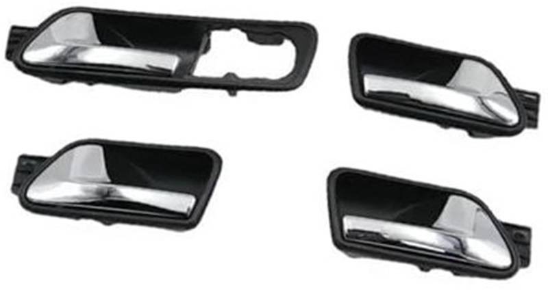 Jodriva for VW, for Touran, 2004–2015, for Caddy, 2004–2013. Auto-Chrom-Innentürgriff RL- 1T0 839 113 RR- 1T0 839 114 C Auto-Innentürgriff(Black 4 Pcs Full Sets) von Jodriva