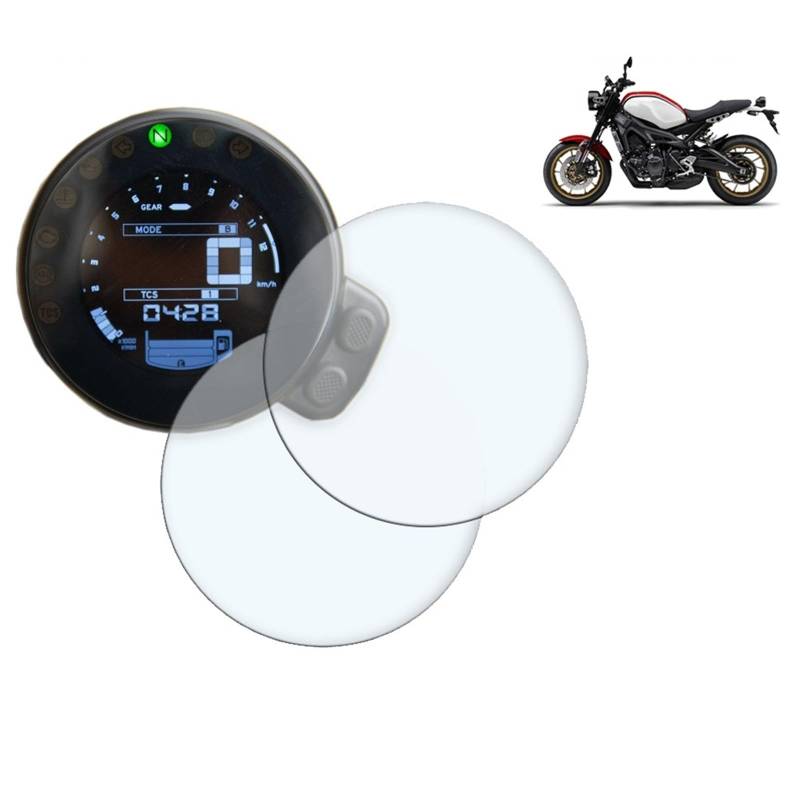 Jodriva for Yamaha XSR700 XSR900 XSR 700 XSR 900 2016 2017 2018 Motorrad Zubehör Cluster Scratch Schutz Film Screen Protector Tacho-Schutzfolie von Jodriva