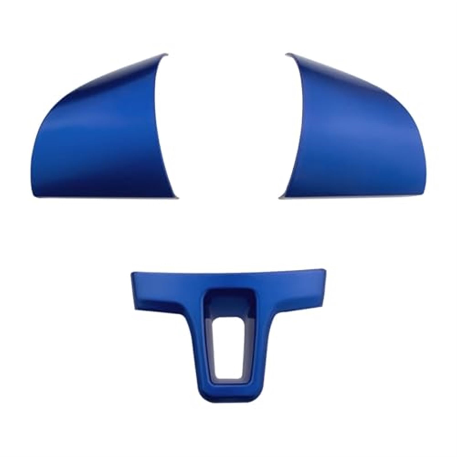 Lenkradschutzhülle, Jodriva Chrom Auto Lenkrad Dekoration Aufkleber Zierabdeckung, for VW, for Tiguan, for Touran, for Passat, 2011-2015 Zubehör(Blue) von Jodriva