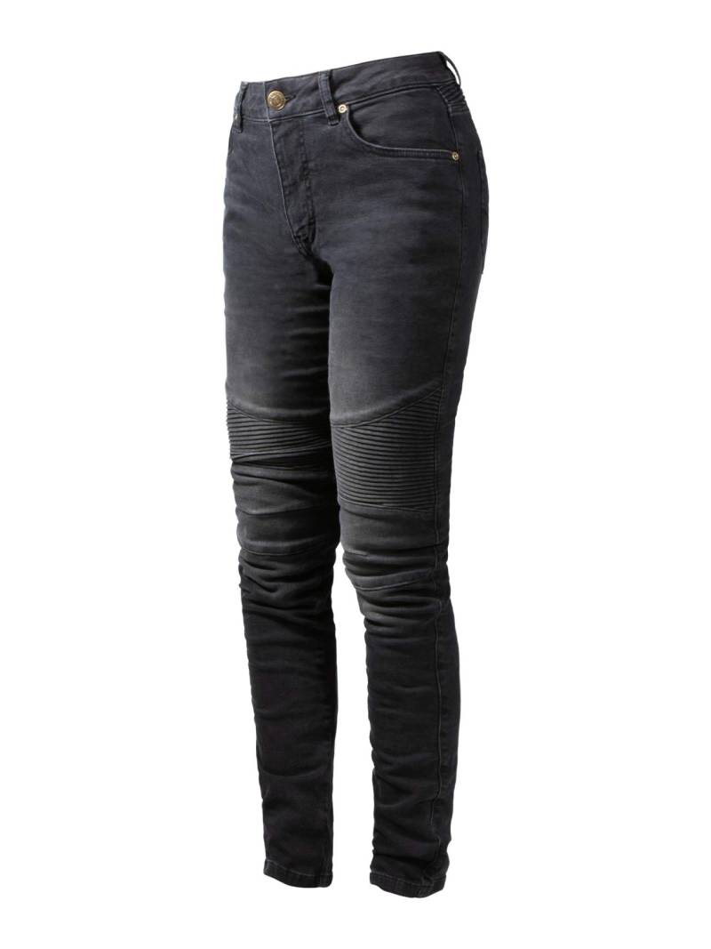 John Doe Betty XTM Motorrad Jeans Damen Stretch mit Protektoren Black 34/34 von John Doe