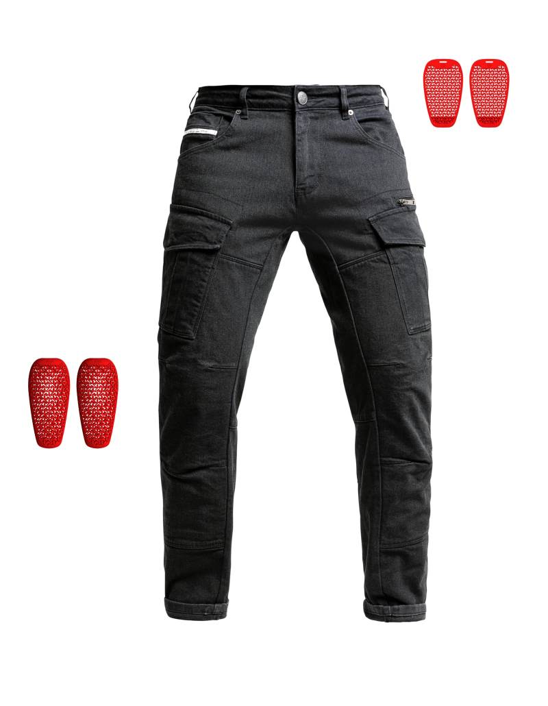 John Doe Defender Mono XTM Motorrad Jeanshose, W40 L32 von John Doe