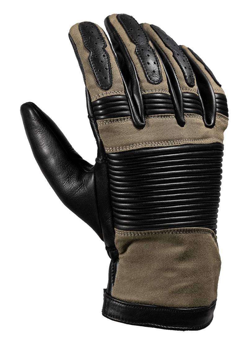 John Doe Durango XTM Motorrad Handschuh Leder und Baumwolle Schwarz Camel L von John Doe