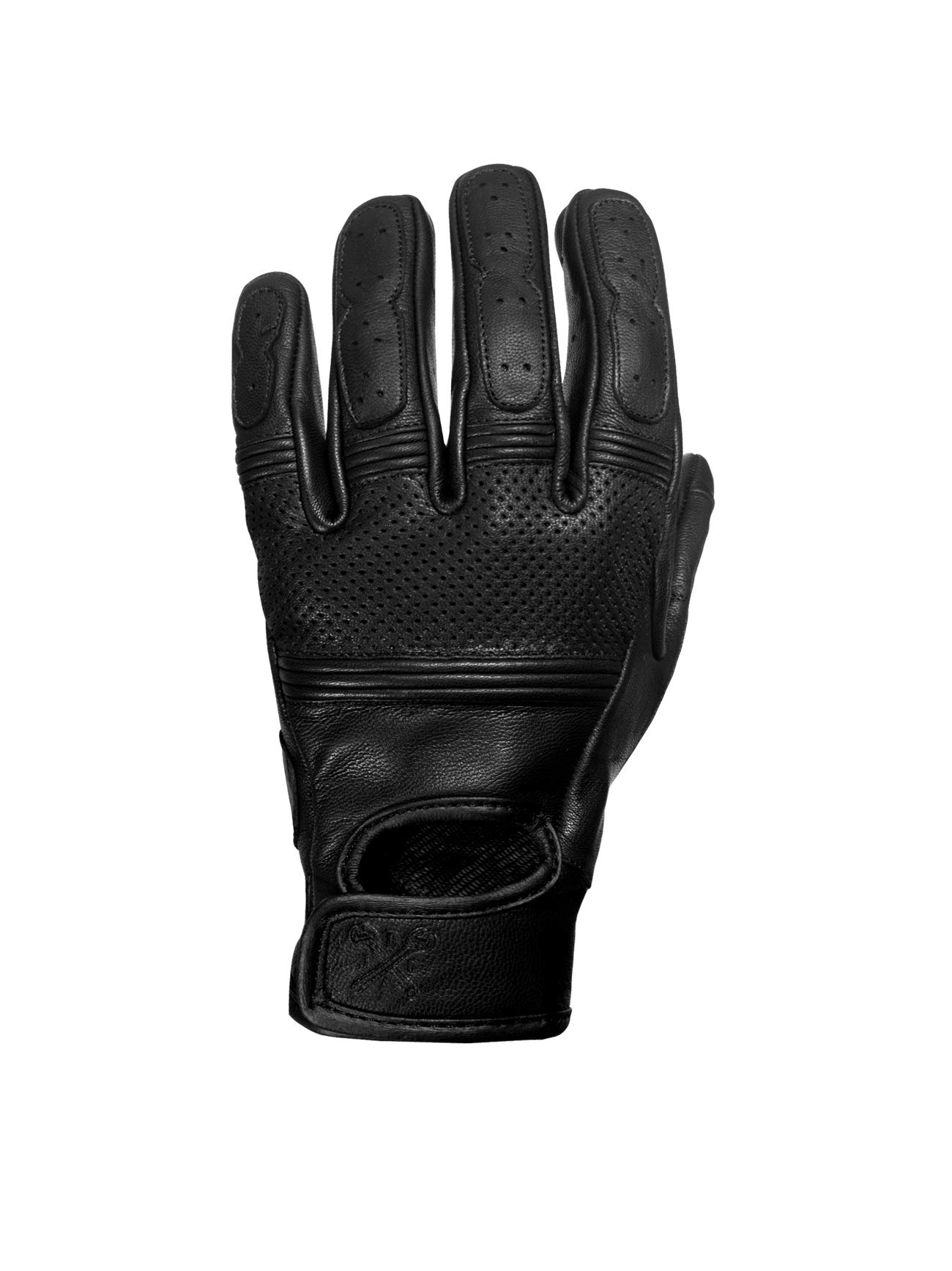 John Doe Fresh XTM Motorrad Handschuh aus Rindsleder Atmungsaktiv Schwarz XXL von John Doe