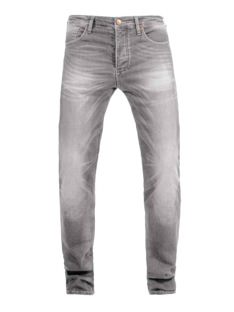 John Doe Ironhead XTM Motorrad Jeans Herren Stretch mit Protektoren Grey 34/36 von John Doe