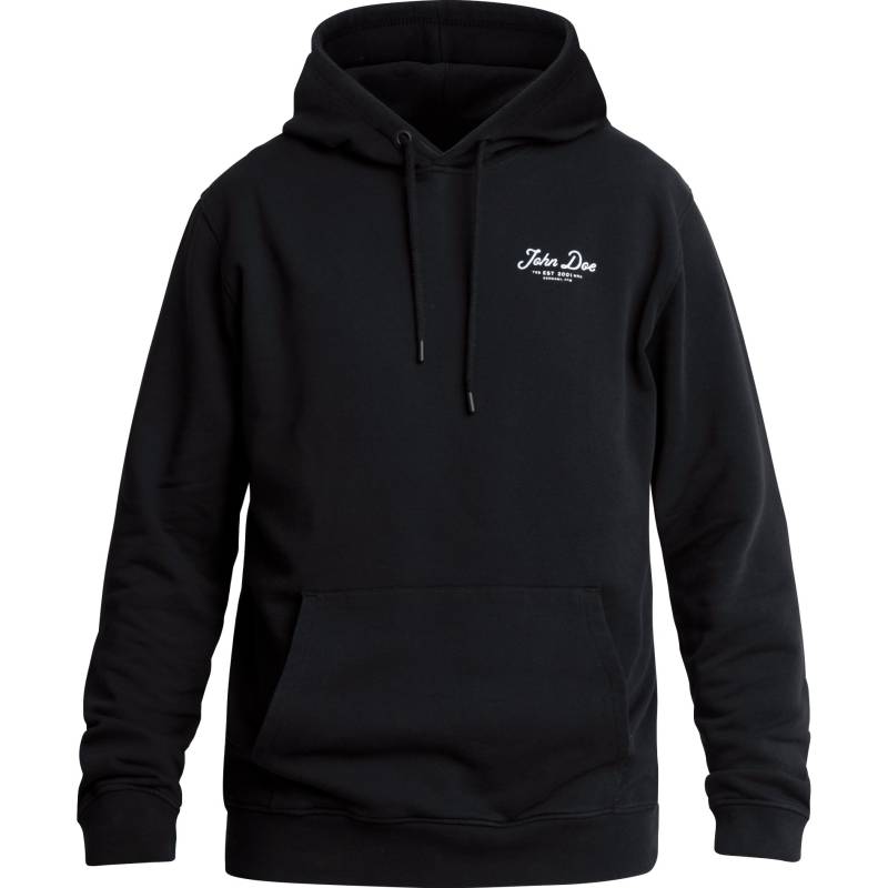 John Doe Hoodie JD Lettering schwarz 3XL von John Doe