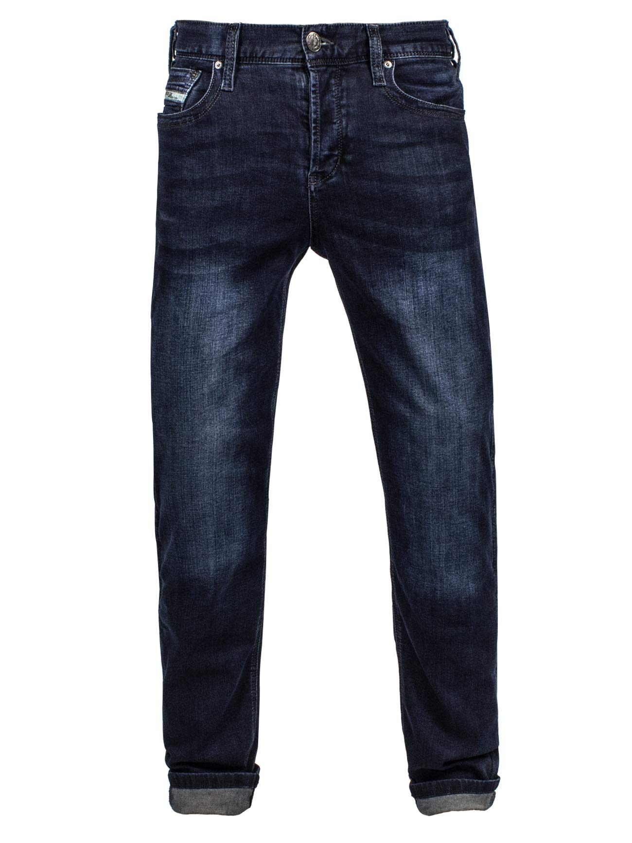 John Doe Original XTM Motorrad Jeans Herren Stretch mit Protektoren Blue 28/32 von John Doe