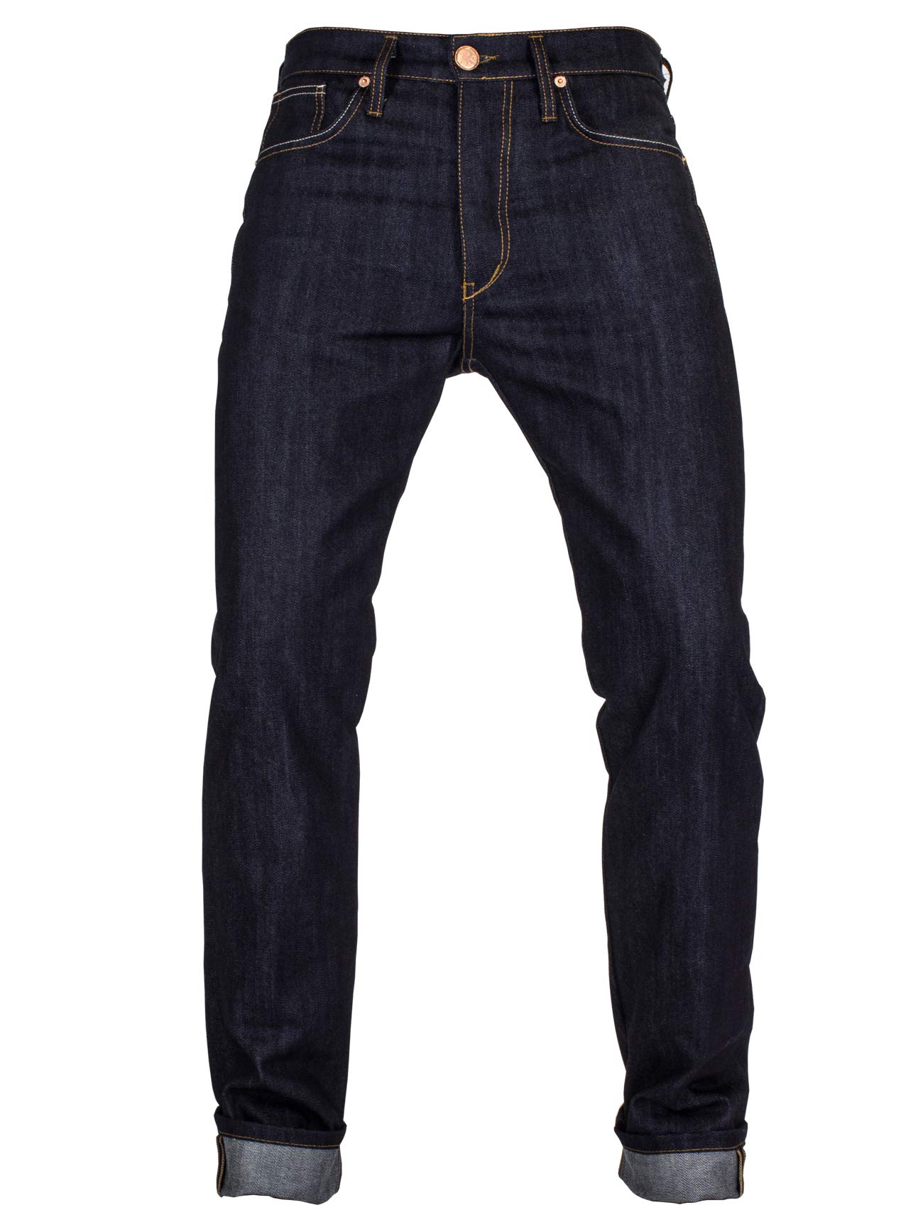 John Doe Ironhead XTM Motorrad Jeans Herren Stretch Protektoren Raw Denim 30/34 von John Doe